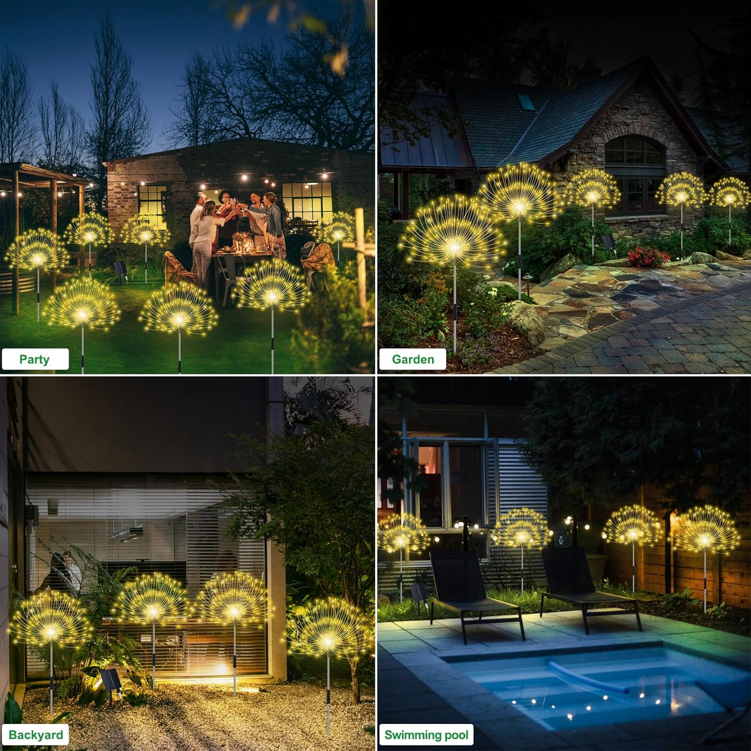 🔥ON SALE 59% OFF🔥Waterproof Solar Garden Fireworks Lamp