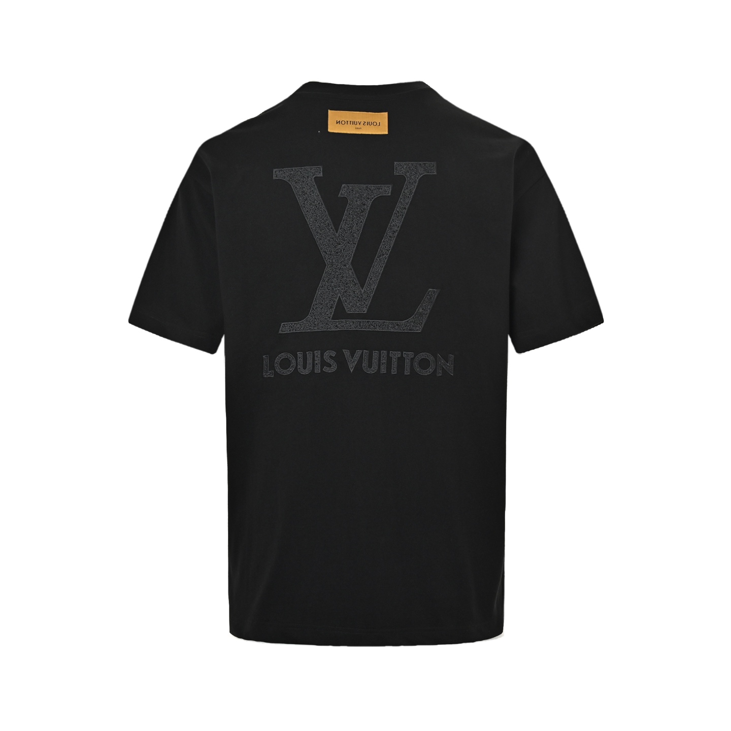 Louis Vuitton 25ss obscure embroidered large logo rope embroidery short sleeves