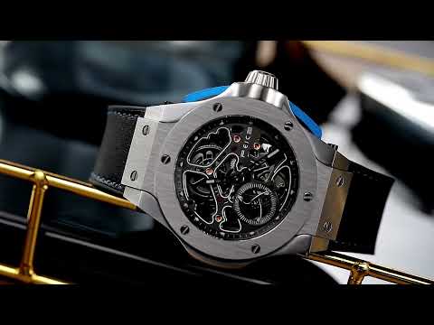 FM701 Skeleton Automatic Watch Men Analog With Stainless Steel Sapphir