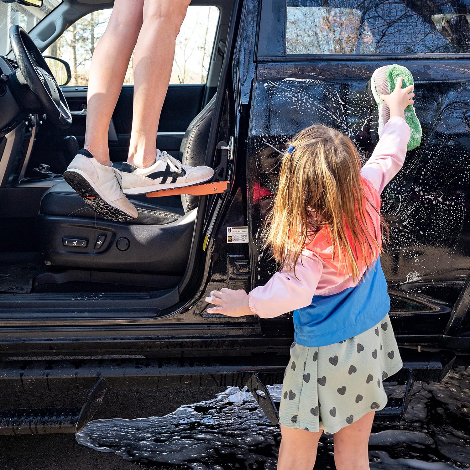 Car Roof Access As Seen On Shark Tank, Vehicle Door Step