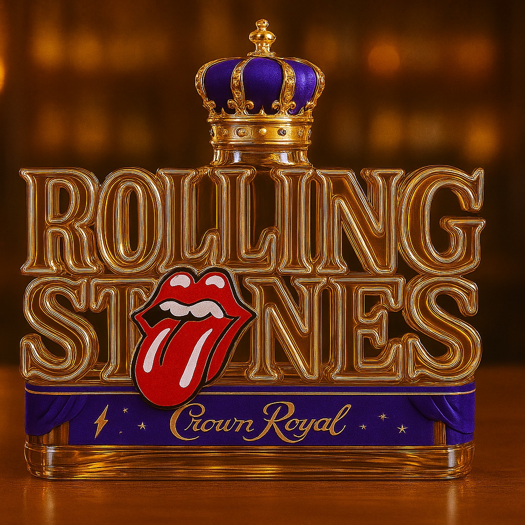 ROLLING STONES Whisky Bottle