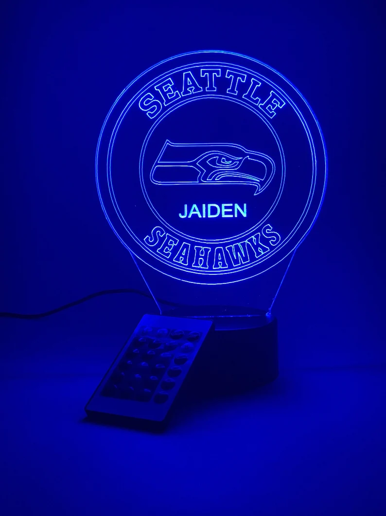 SEATTLE SEAHAWKS 3D LED LIGHT LAMP