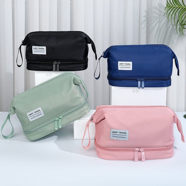 🔥Last Day Promotion-SAVE 50% OFF🔥Large Capacity Wet & Dry Separation Unisex Travel Wash & Makeup Organizer -BUY 2 FREE SHIPPING