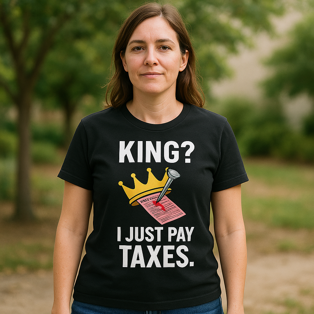 No Kings | King? I Just Pay Taxes T-shirt