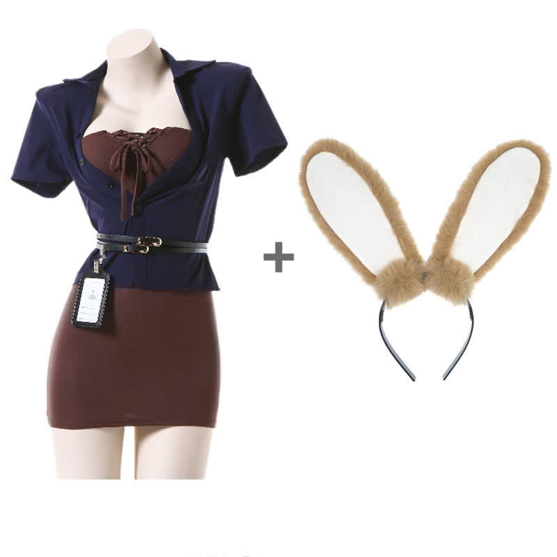 Cosplay Bunny Sexy OL Lingerie Set