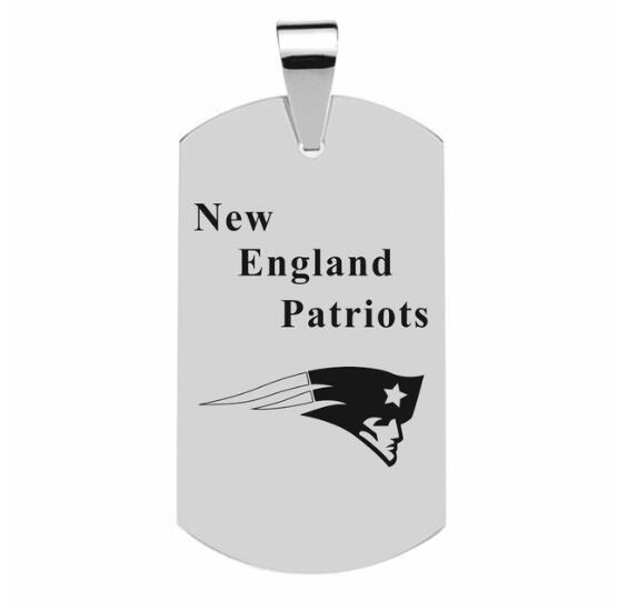 NEW ENGLAND PATRIOTS TITANIUM STEEL DOG TAG