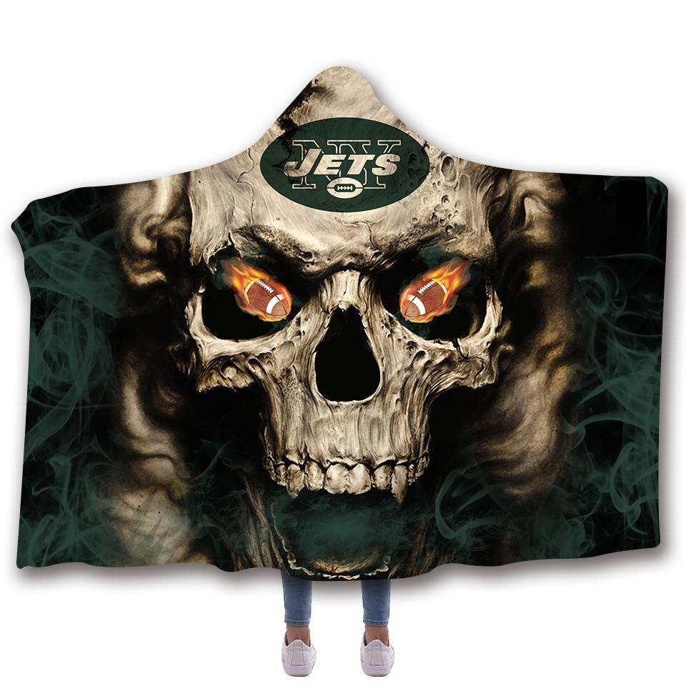 NEW YORK JETS CLASSIC 3D HOODED BLANKET