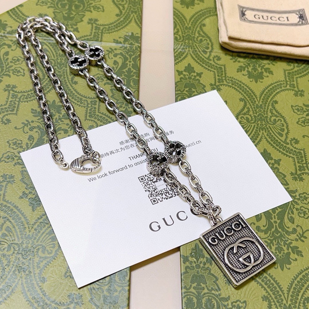 Gucci Anger Forest Series Double G New Square Brand