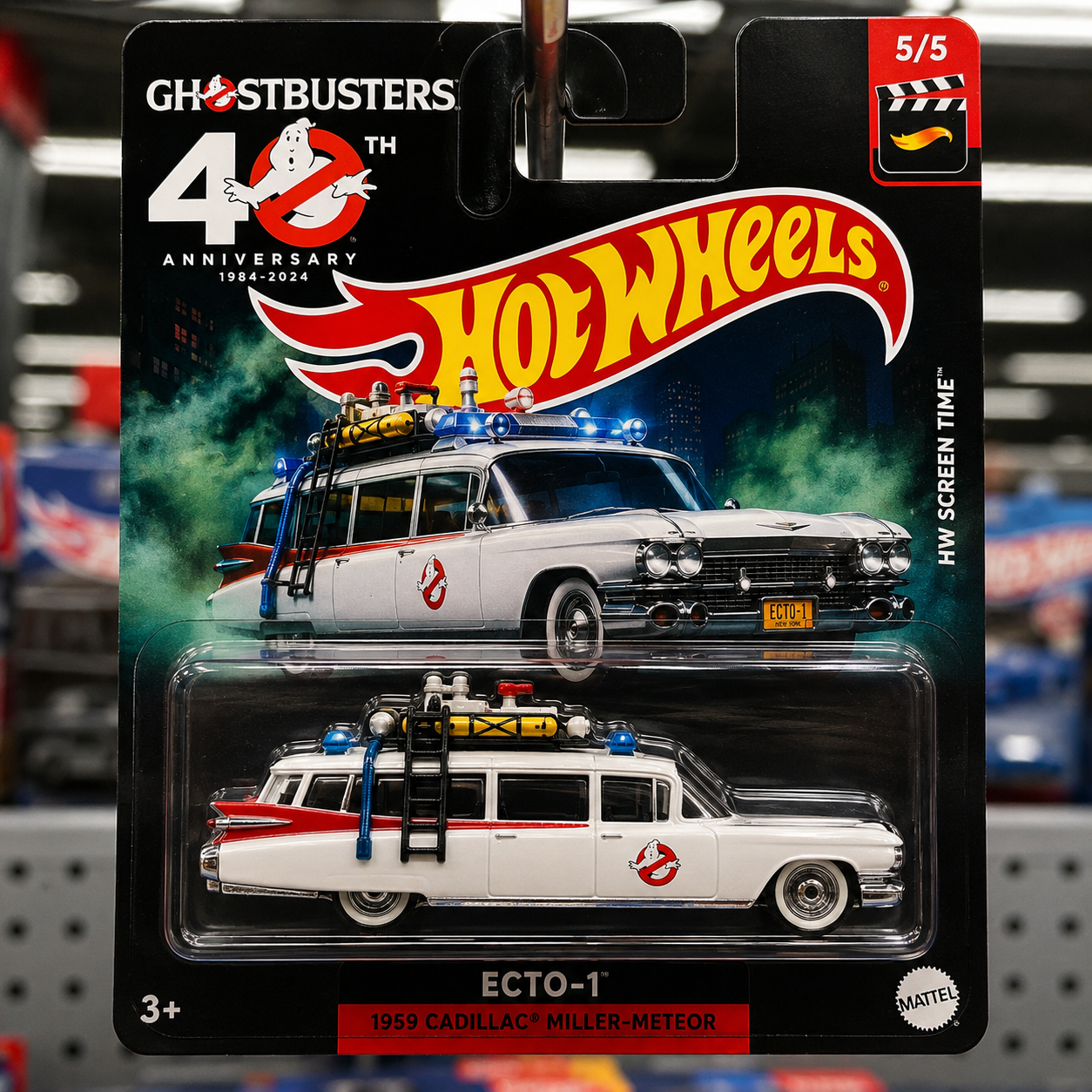 Hot Wheels Ghostbusters 40th Anniversary ECTO-1