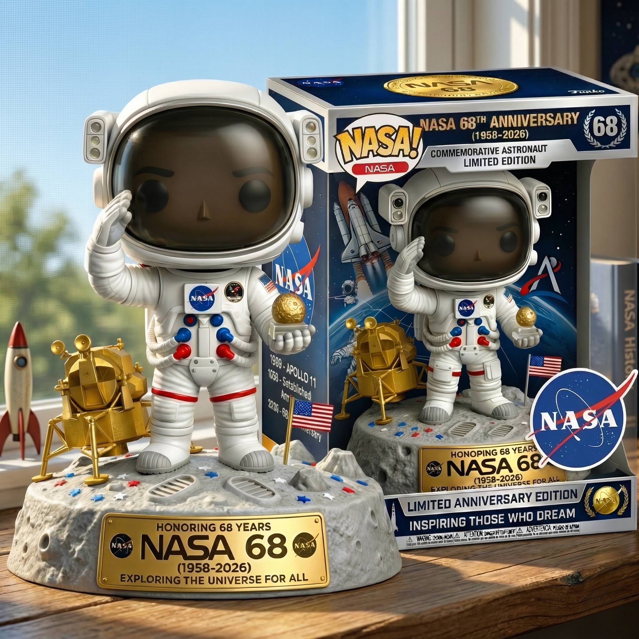 NASA 68th Anniversary Astronaut Funko Pop! Limited Edition Collectible 🚀
