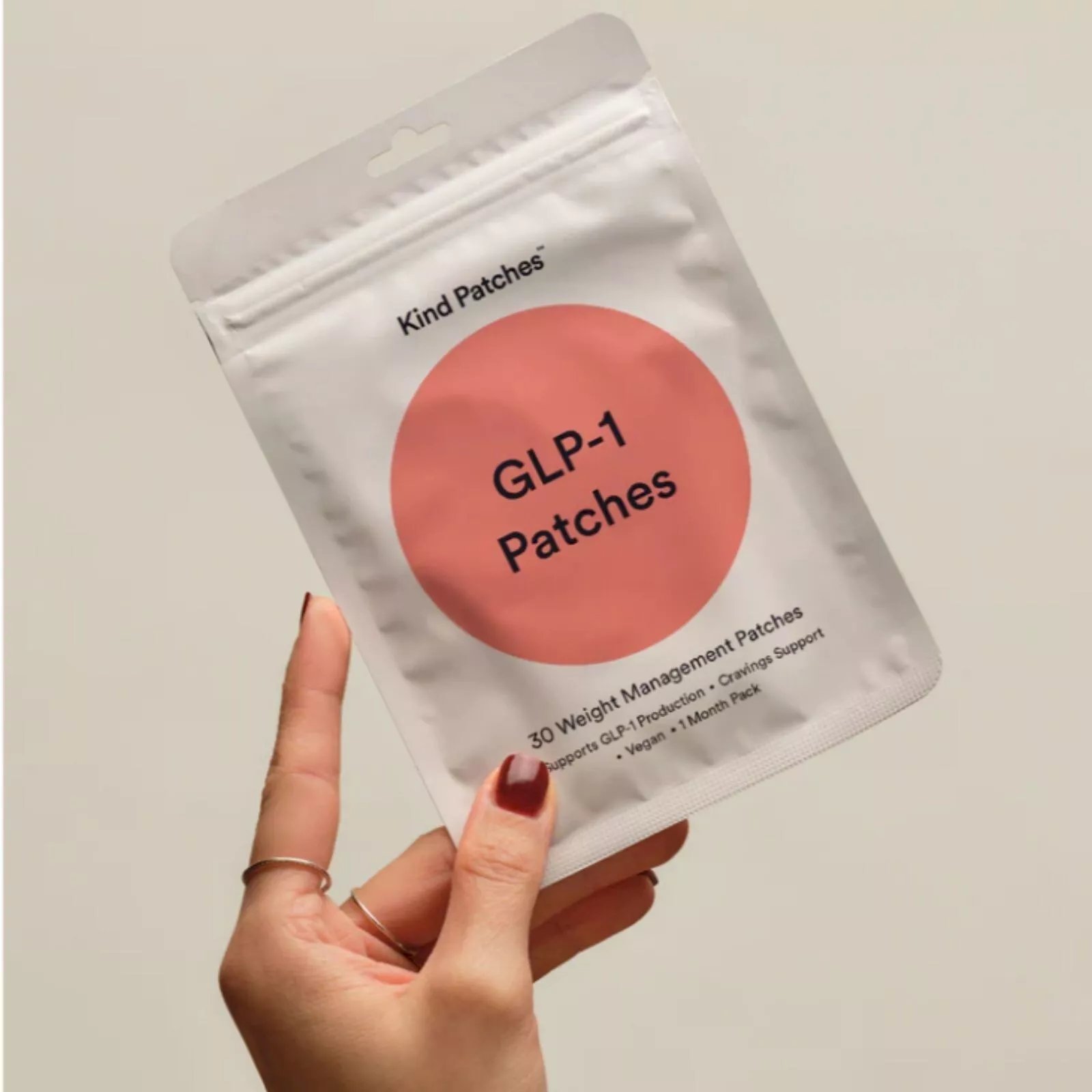 Kind GLP-1 Patches with Berberine, Chromium & Vitamin B - 8-Hour Transdermal Formula for Support & Wellness