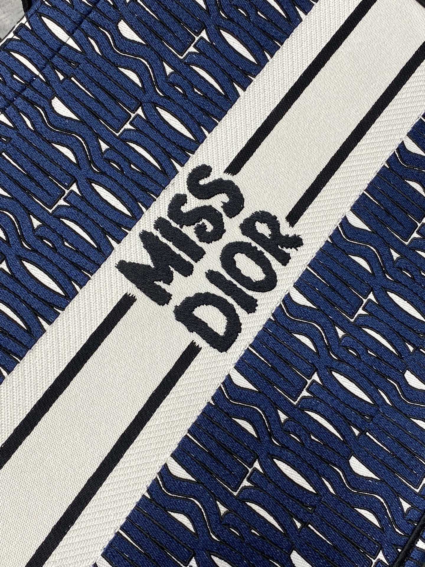 Dior Miss Embroidered Tote Shopping Bag