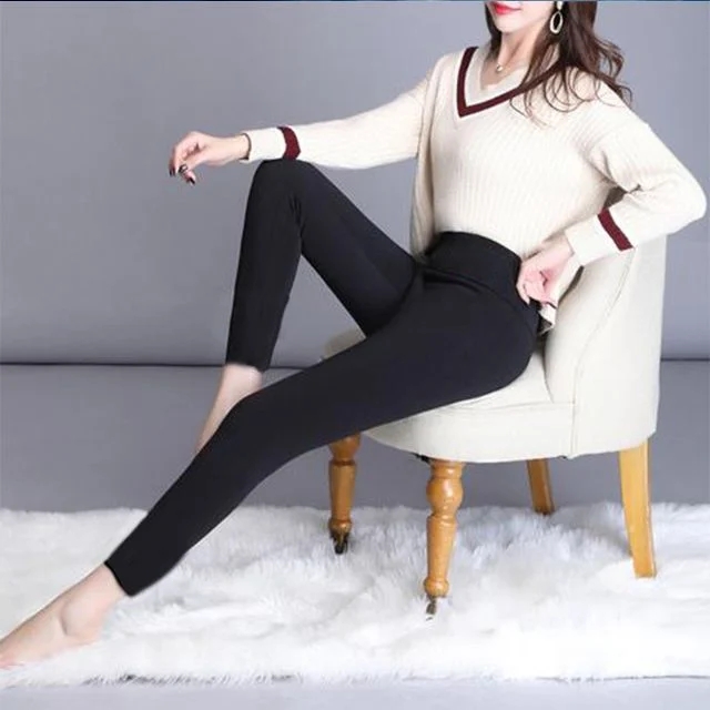 🎅EARLY CHRISTMAS SALE - 50% OFF🎄Thick Slim Cashmere Warm Pants-Buy 2 Get Extra 10% OFF & Free Shipping