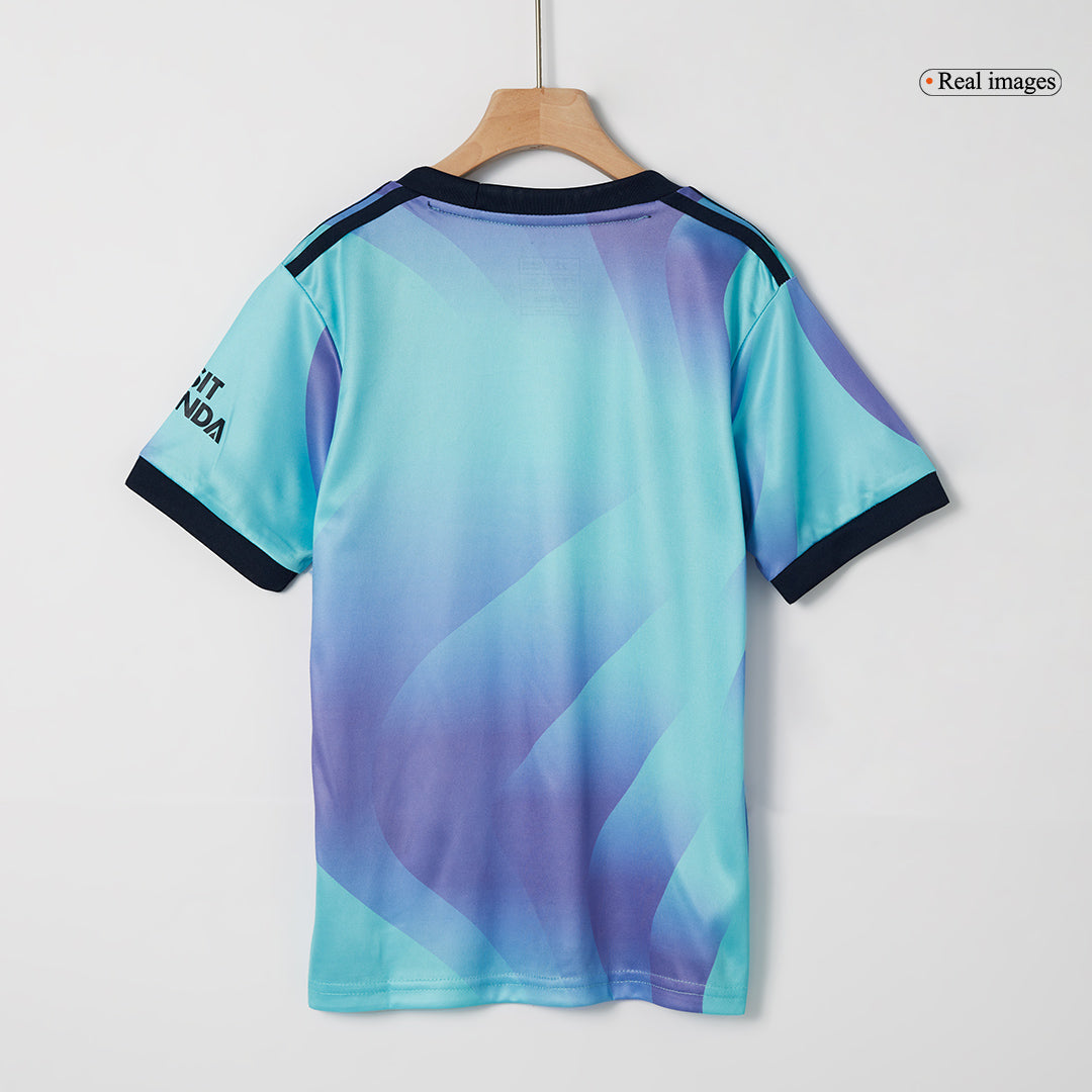 Arsenal third away kids' football shirt (shirt + shorts) 2024/25