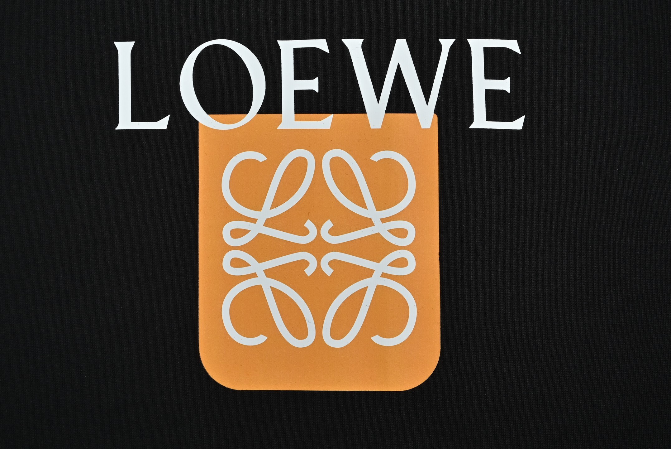 Loewe 25ss fluorescent yellow card short sleeve