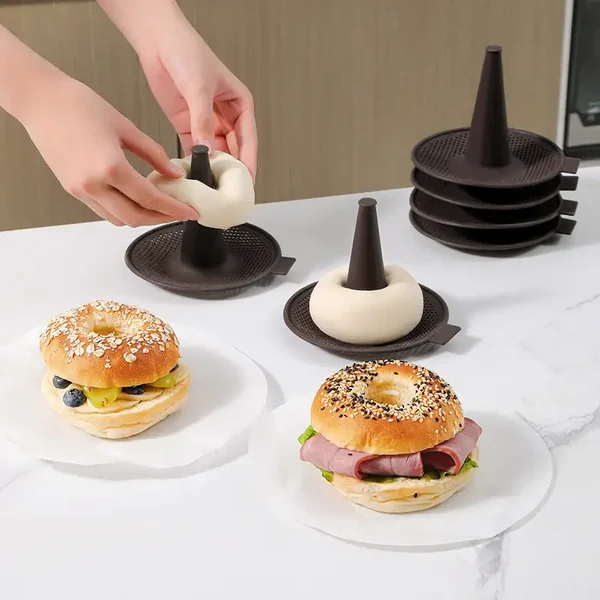 🍩🎃Early Halloween Sale👻- Lekue Bagel Maker with 6 Individual Bagel Molds (6PCS/SET)-BUY 2 SETS GET 10% OFF & FREE SHIIPPING