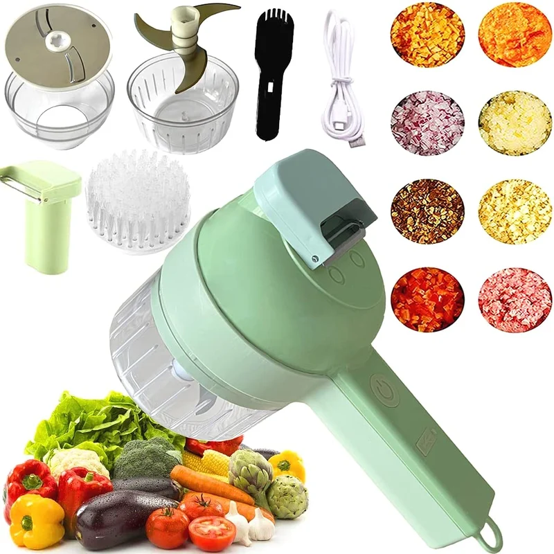 4 in 1 Electric Vegetable Cutter