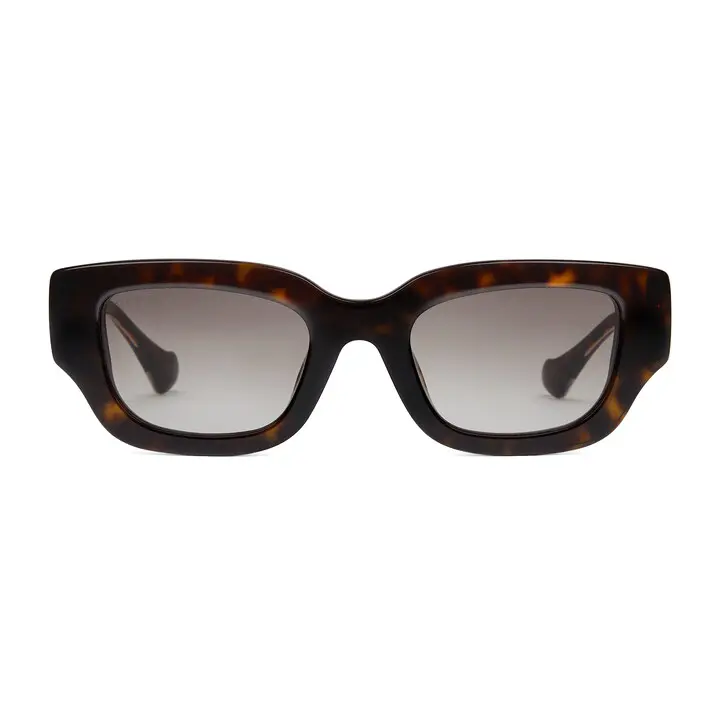Gucci low bridge rectangular frame sunglasses