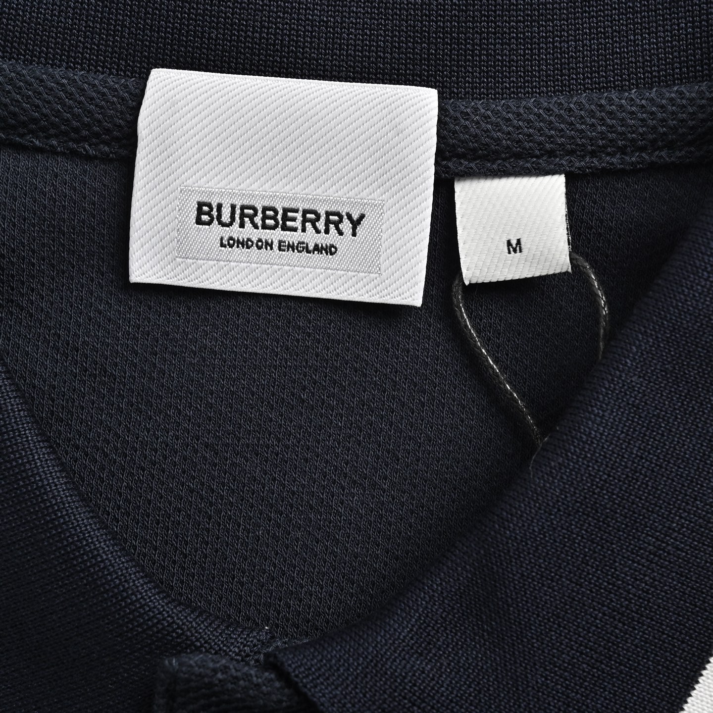 Burberry classic collar jacquard letter Polo short sleeve