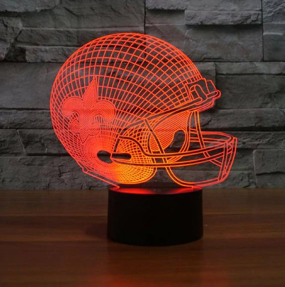 NEW ORLEANS SAINTS 3D LED LIGHT LAMP