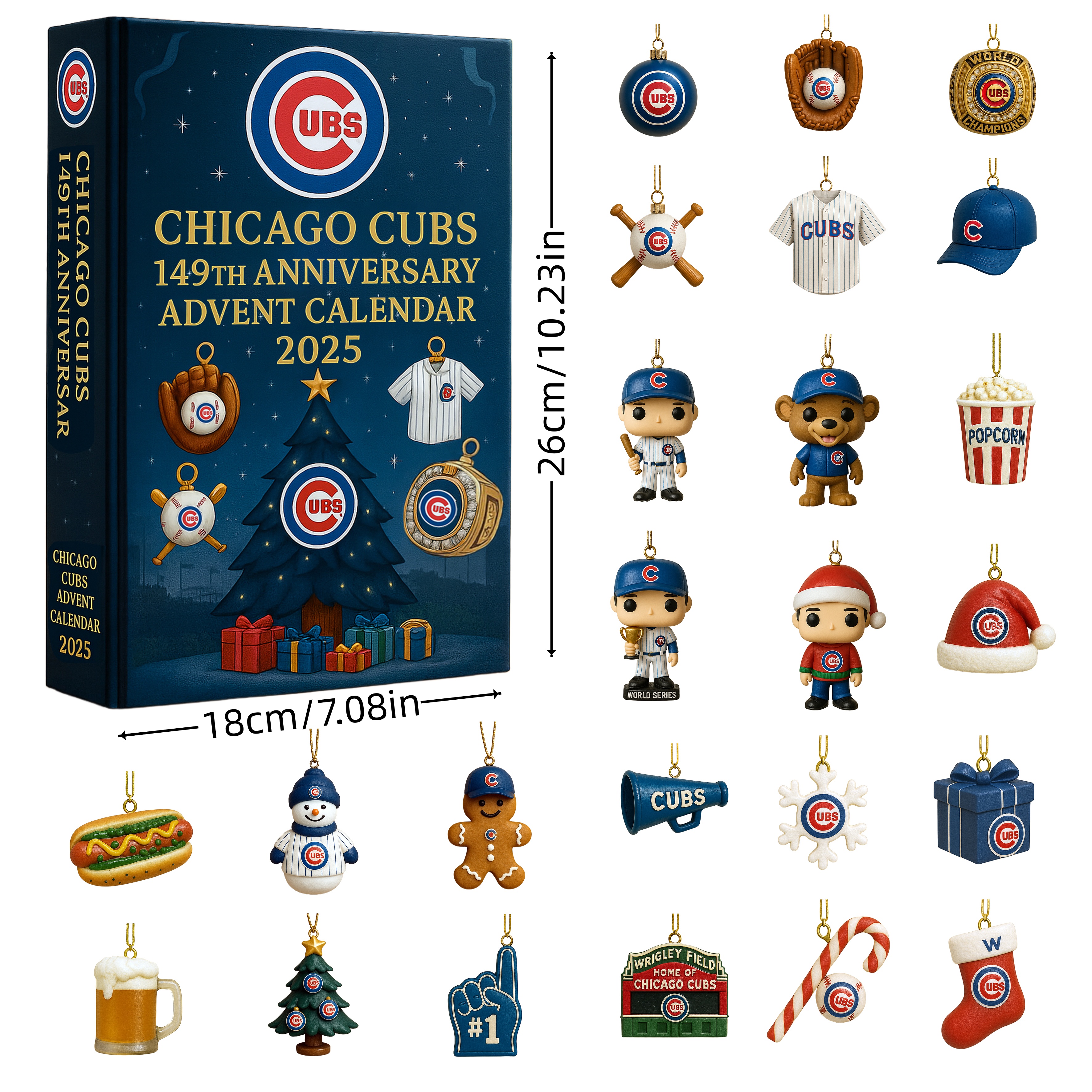Chicago Cubs 149th Anniversary Advent Calendar 2025