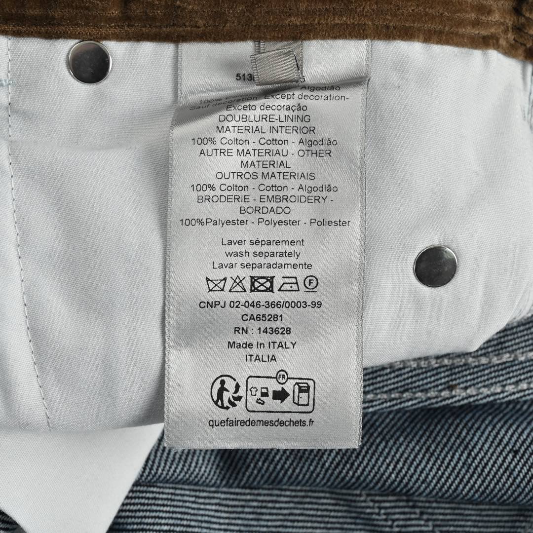 Dior Archives Labels embroidered denim trousers