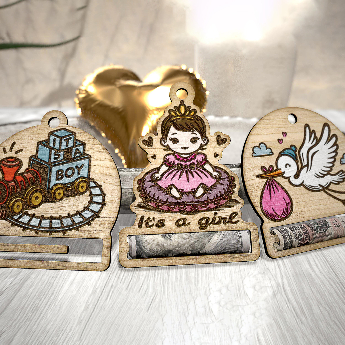 🎄 Early Christmas Sale 🎅 Set of 3 pcs Funny Money Holder