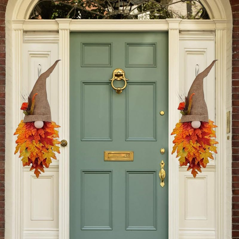 🔥Super Sale - 49% OFF🍁🎃 Fall Maple Gnome Door Hanger