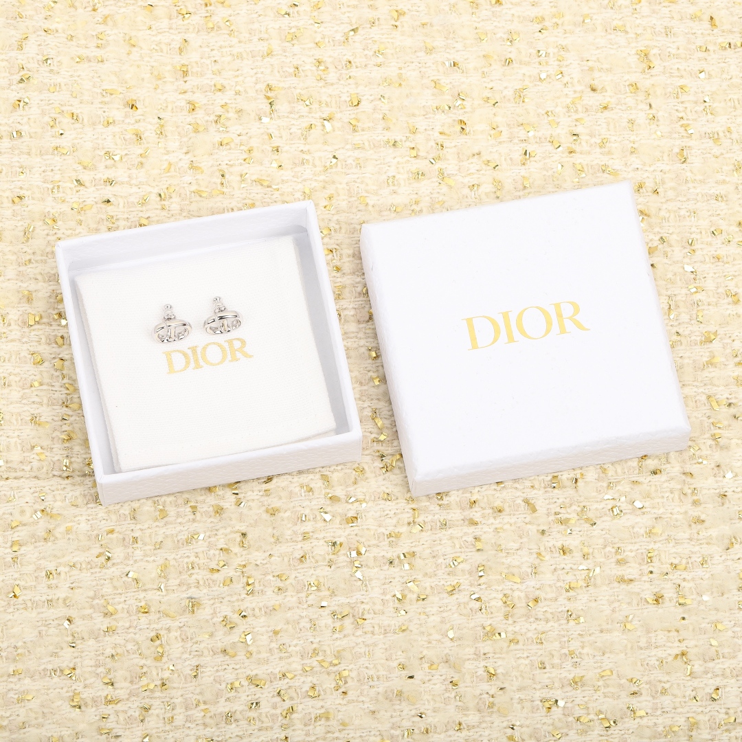 Dior CD letter earrings