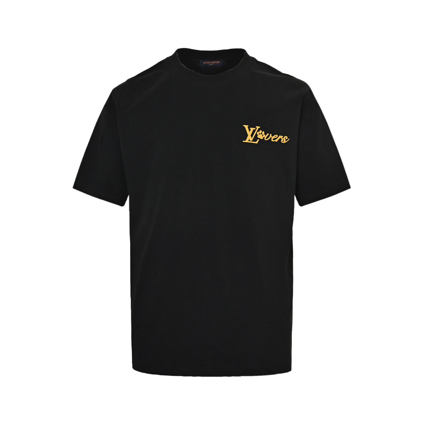 Louis Vuitton 25ss back lettering foam print short sleeves