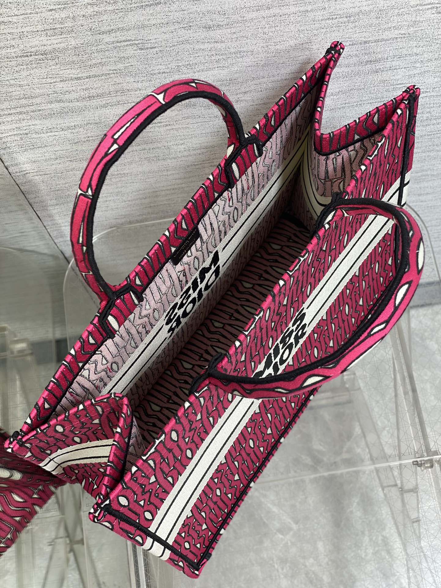 Dior Miss Embroidered Tote Shopping Bag