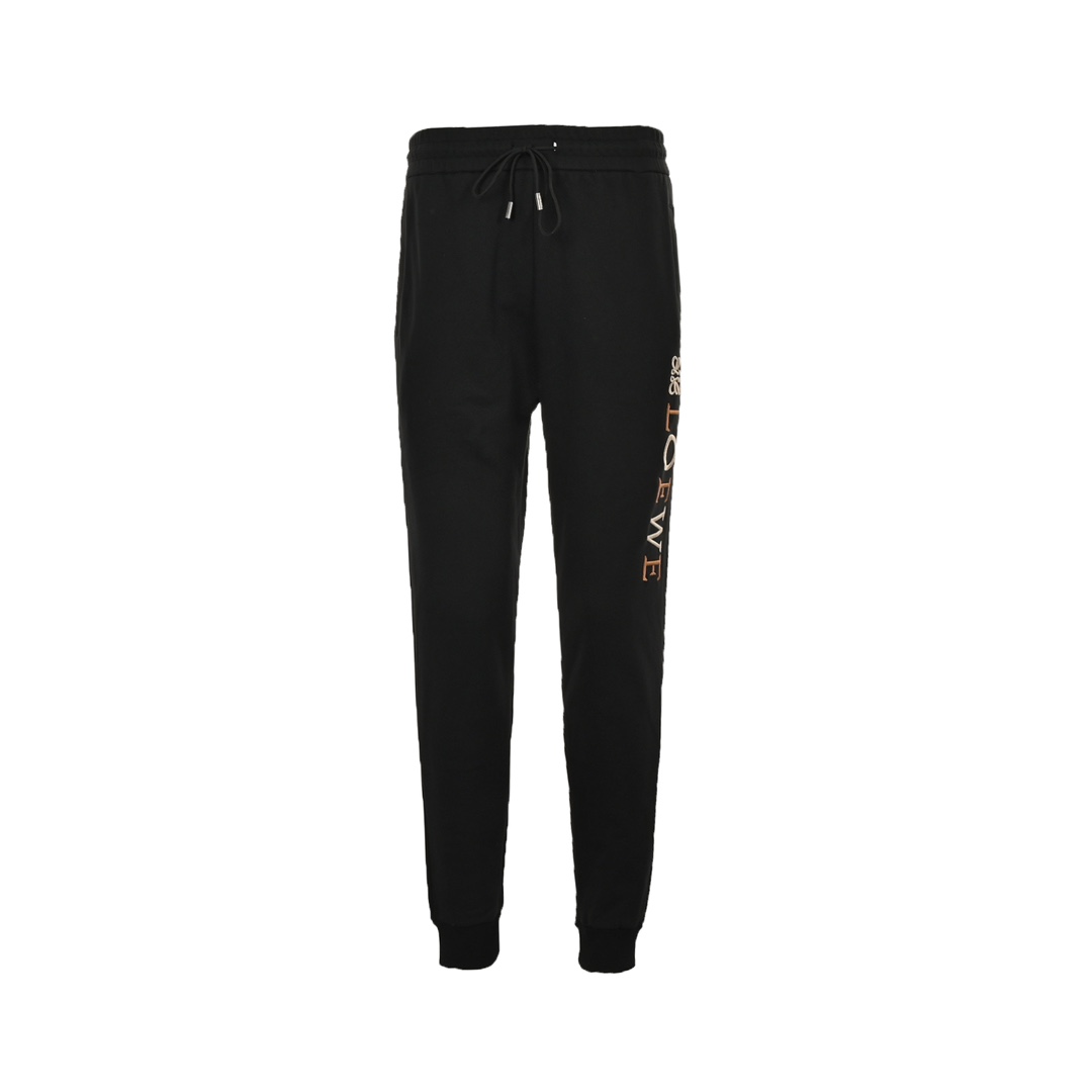 Loewe 23Fw embroidered colorblock logo trousers