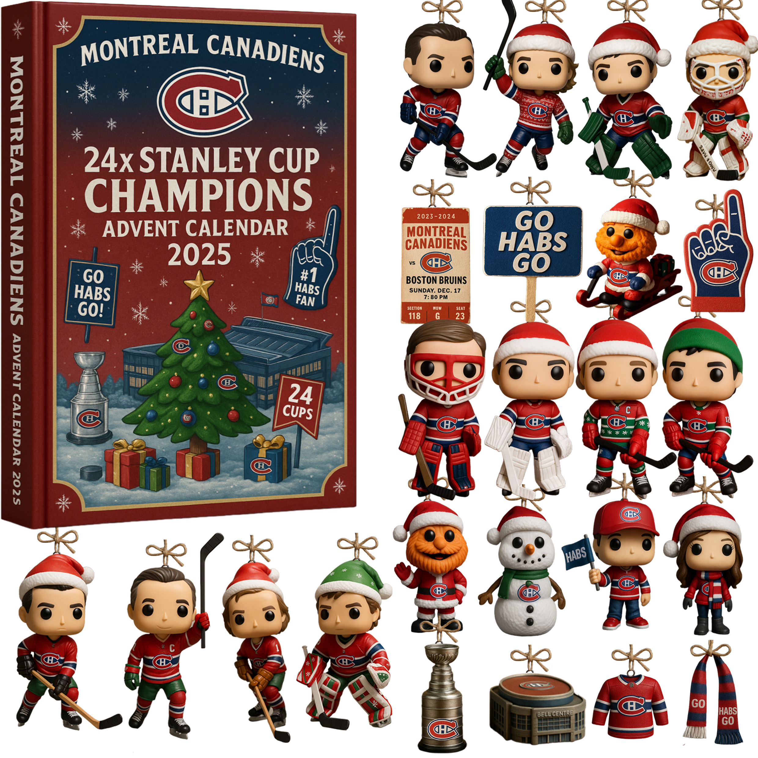Montreal Canadiens 24X Stanley Cup Champions Advent Calendar 2025