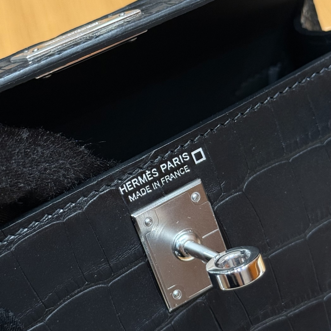 Hermès Kelly Mini 2 89noir Handbag (Handmade to order)