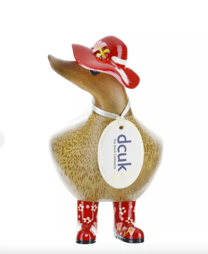 Floral Hat & Boots Ducky's