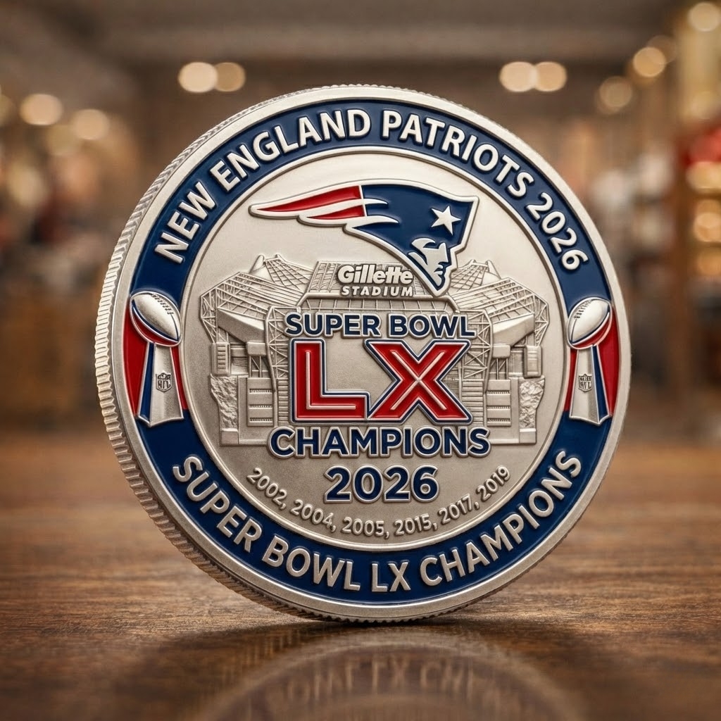 New England Patriots 2026 Super Bowl Championship Coin