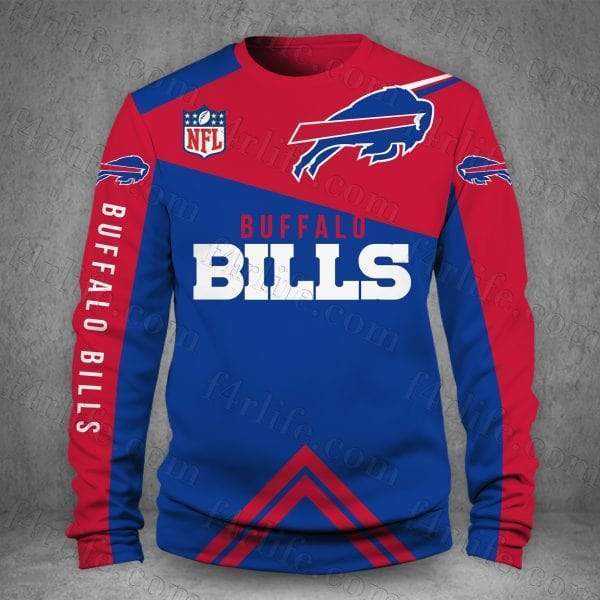 BUFFALO BILLS HOODIE PRINTED VIP 3D 17