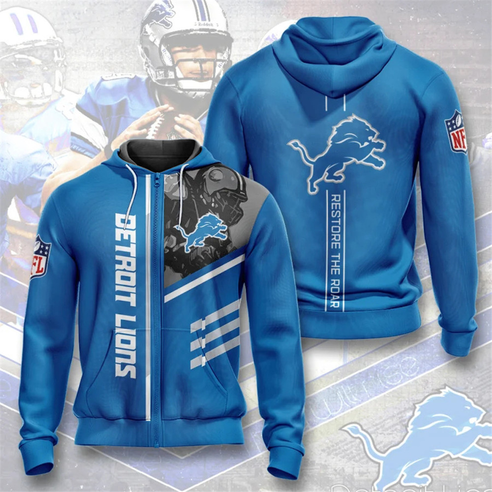 DETROIT LIONS 3D HOODIE  DDLL010