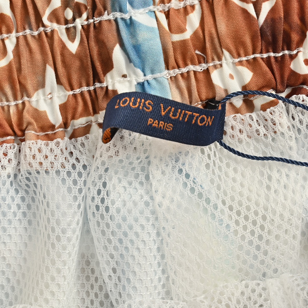 Louis Vuitton 24ss ink monogram full print beach shorts