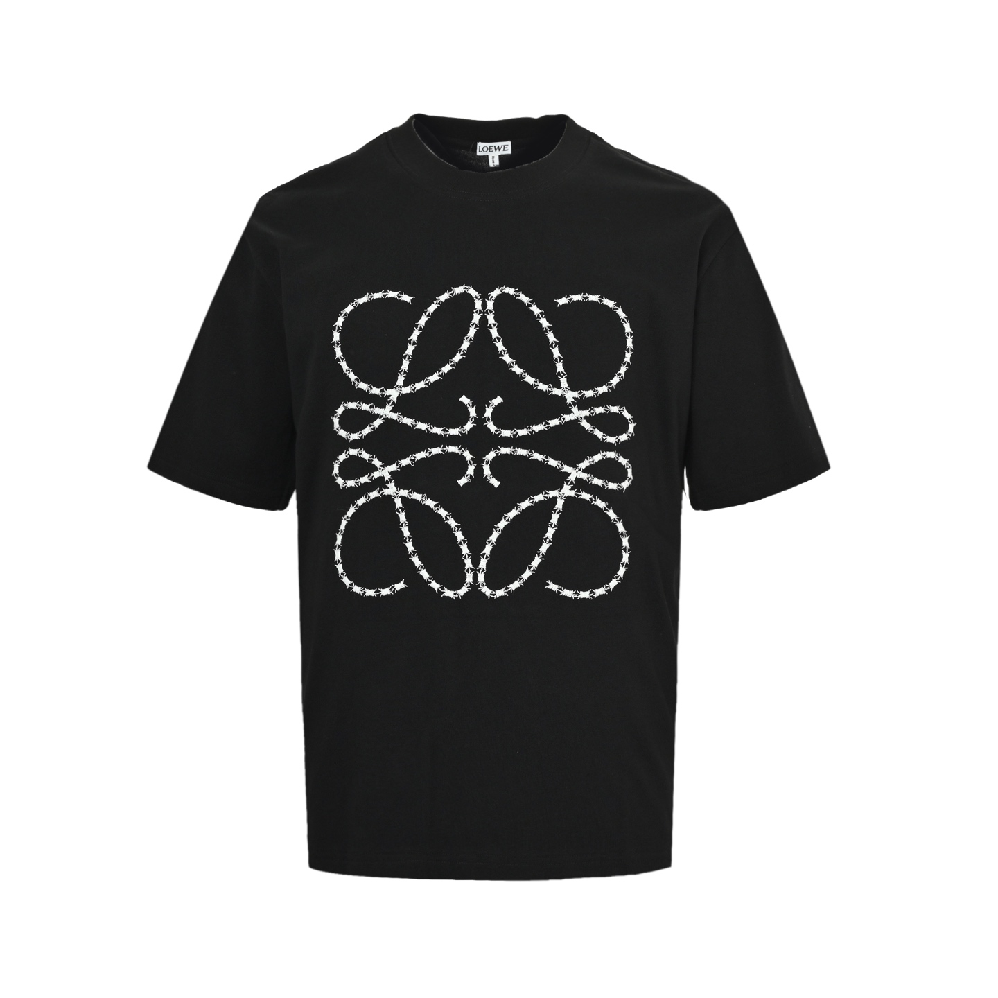 Loewe 25ss embroidered logo short sleeve