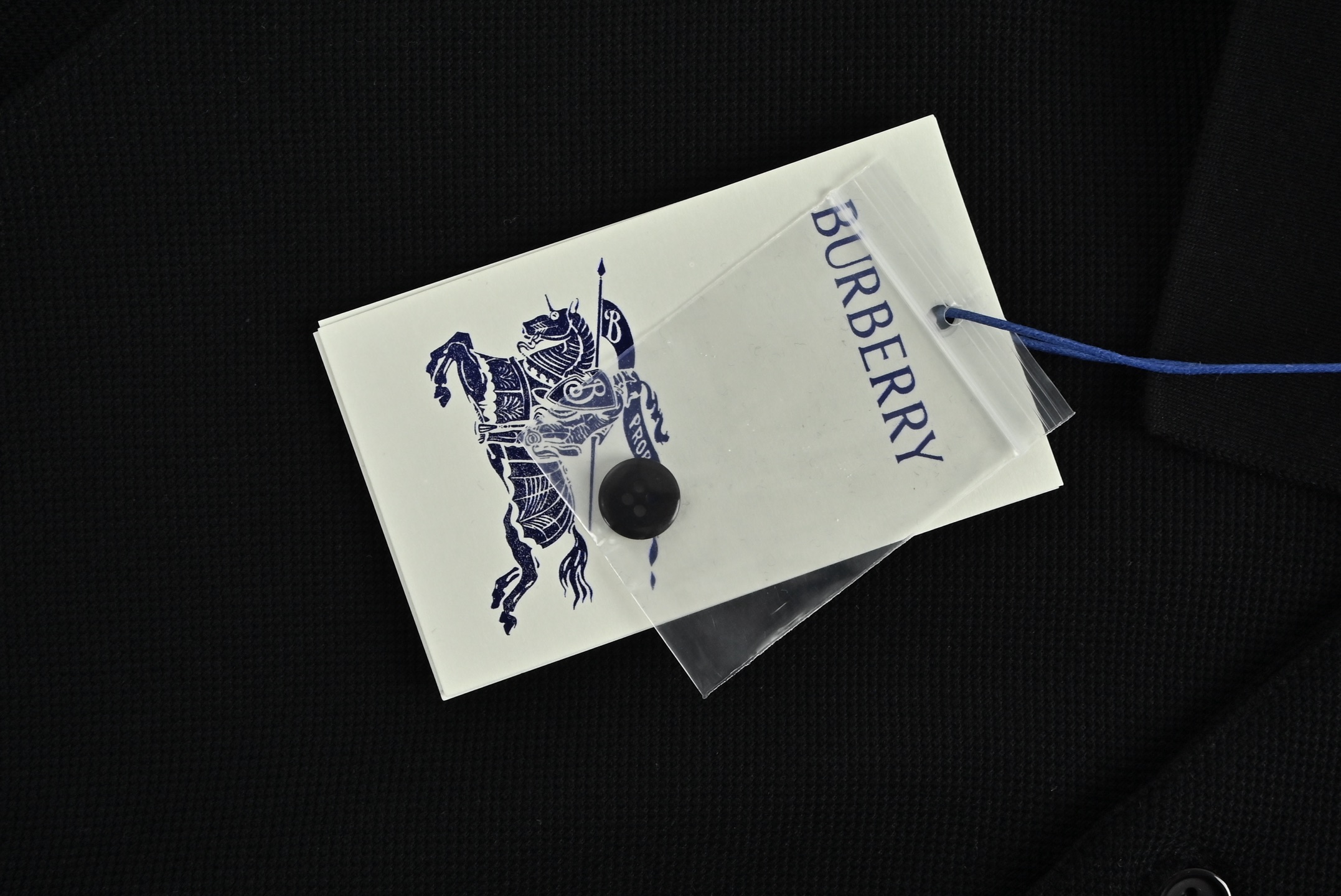 Burberry Wheat Horse Embroidered Polo Short Sleeve