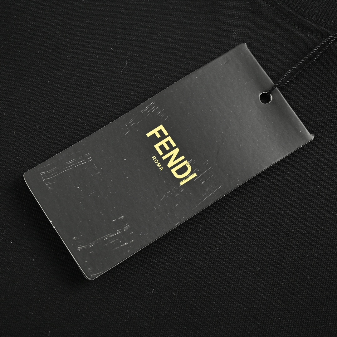 Fendi 24ss chest square FF print short sleeves