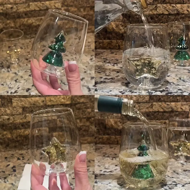 On Christmas Sale🔥3D Christmas Stemless Glass Cup-Buy 3+ Free Shipping