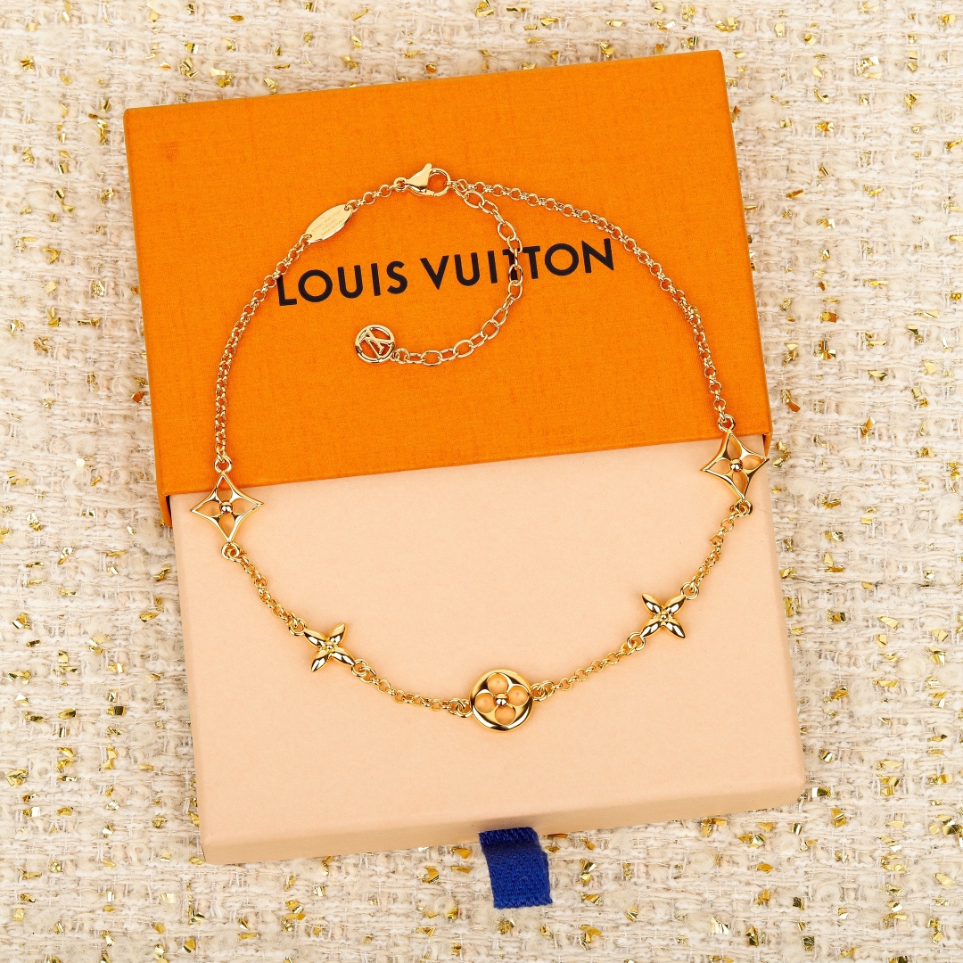 Louis Vuitton floral necklace
