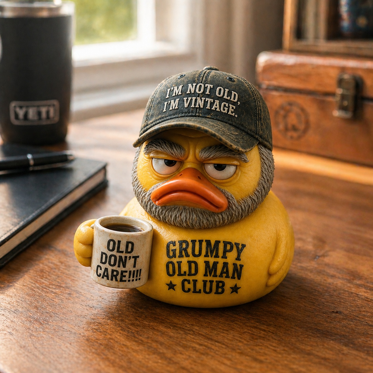 Grumpy Old Man Club Duck