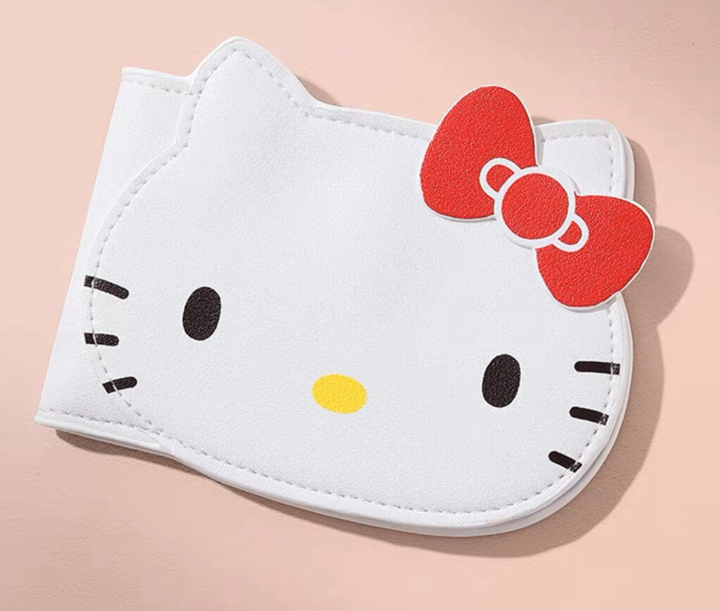 Hellokitty Business Card Organizer Card Holder Book Case PU Leather Organization Binder Name ID Card Holder Women