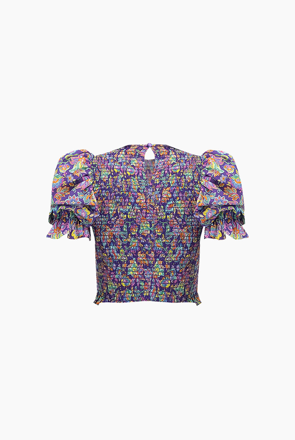 Blusa manga farol tres cuartos