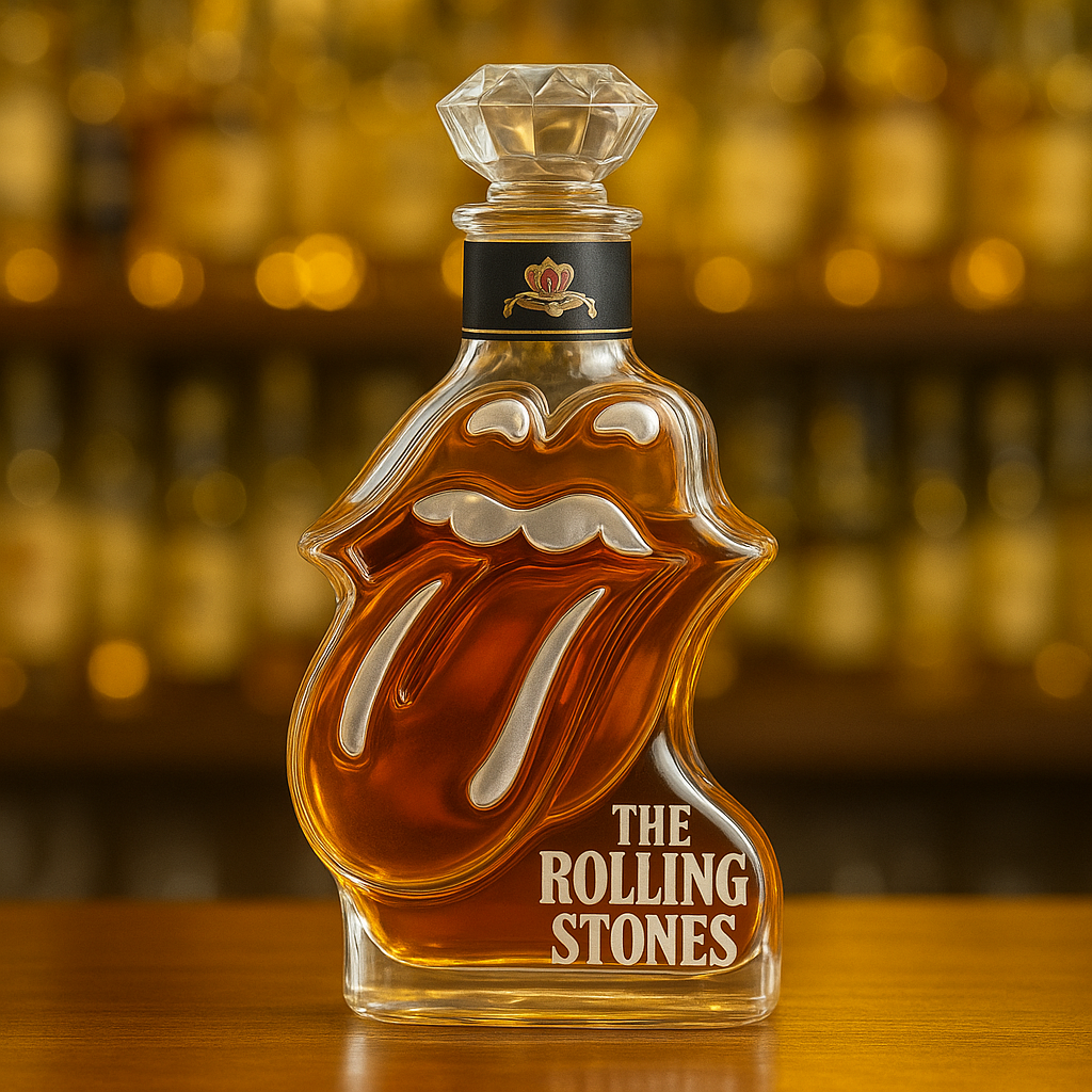 🔥 Rolling Stones Whiskey Bottle (Limited Edition)