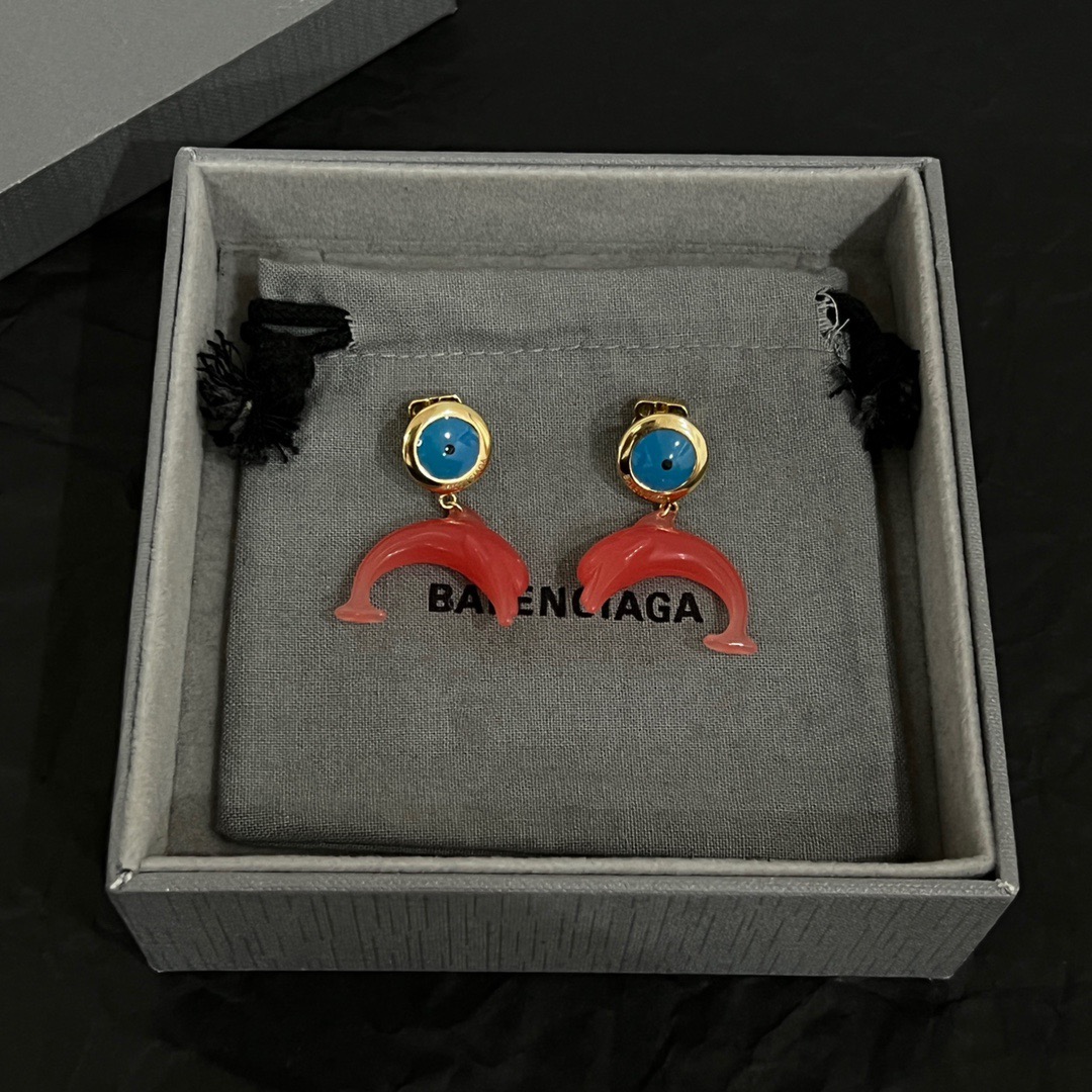 Balenciaga Dolphin Earrings