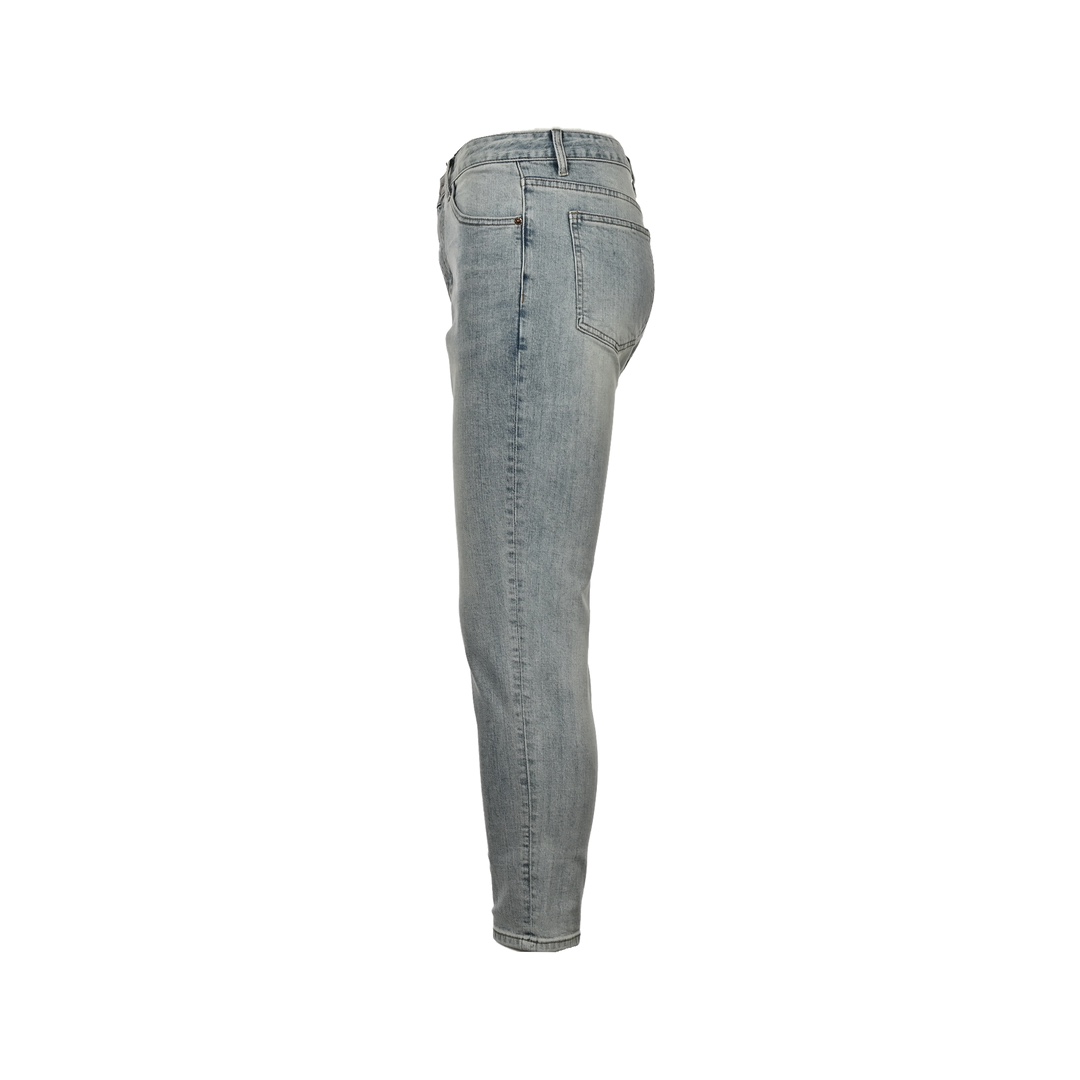 Prada 23Fw triangle back jeans